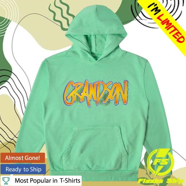 Official King Von Official Merch Long Live Gold Hoodie Green Crewneck Sweatshirt