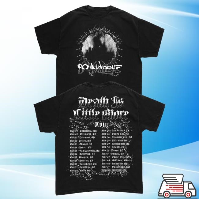 Boundaries Merch Store Dilm Tour Tee (Black) Crewneck Sweatshirt