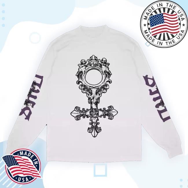 Merchbar Merch Red Key White Crewneck Sweatshirt