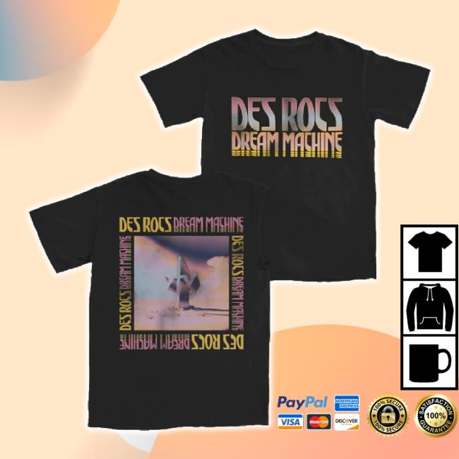 Original Sumerian Records Merch Store Des Rocs - Dream Machine Black New Shirt Sumerianrecords Shop