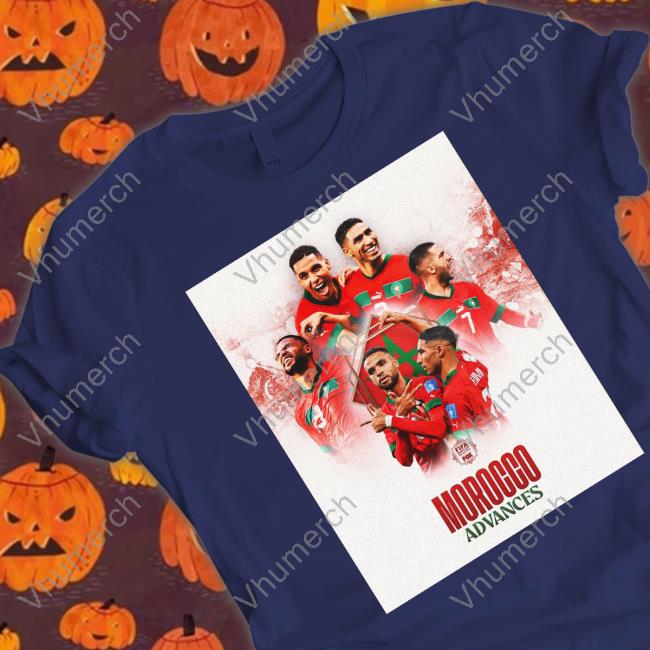 Morocco Is Moving On To The Semifinals For The First Time In History World Cup Qatar 2022 Funny T Shirt