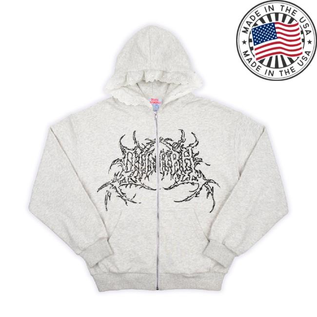 Original Dilara Bonnet Sweaters - Heather Gray Zip Up Online-Ceramics Shop