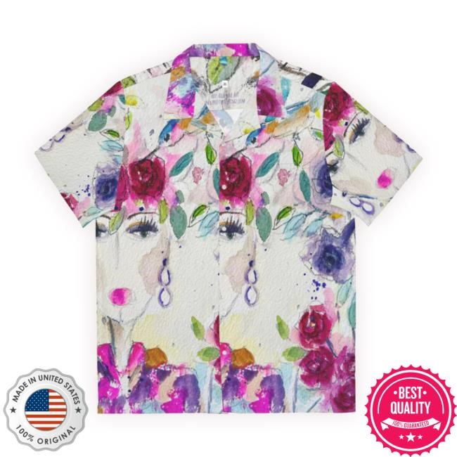 Prettypaintings Haute Couture Hummingbird Mens Hawaiian Sweatshirt