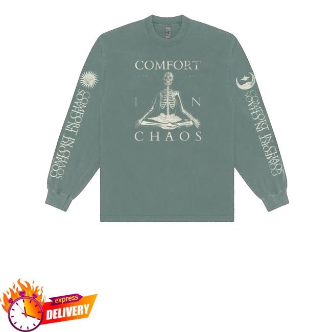 Johnsummit Merch Comfort In Chaos Tracklist Eucalyptus Long Sleeve