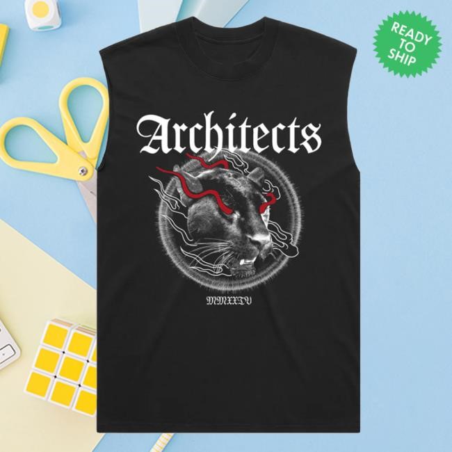 Architects Merch Store Shop Panther Black Hoodie Sweatshirt
