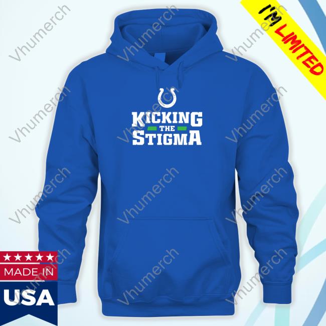 Kicking The Stigma Not All Pain Can Be Seen Hooded Sweatshirt