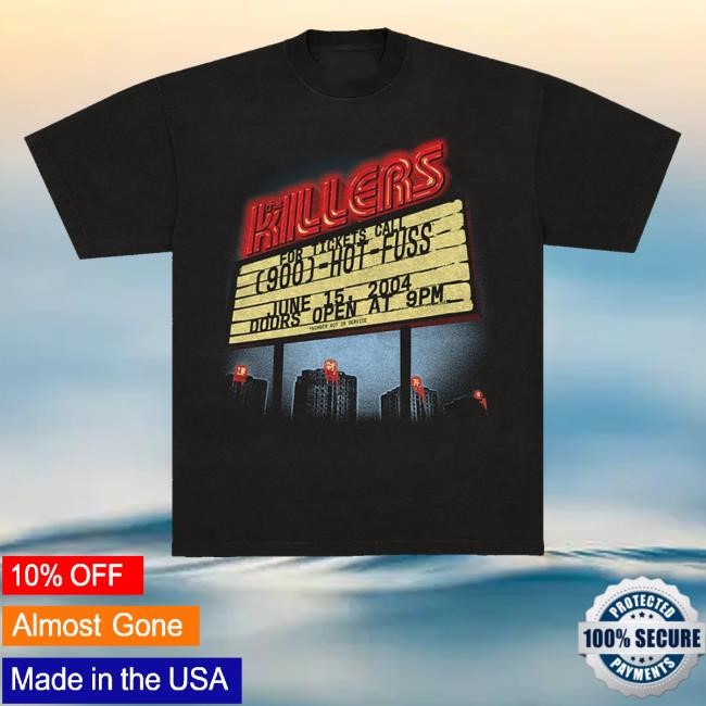 The Killers Music Band Summer Motel Sign Tee The Killers Music Band Summer Motel Sign Tank Top