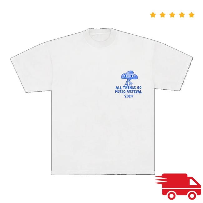All Things Go Festival Merch Watercolor Nyc Lineup Shirt Allthingsgomerch
