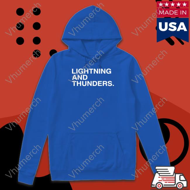 Obvious Shirts Merch Lightning And Thunder Long Sleeve T Shirt