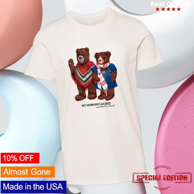 My Morning Jacket Merch Pooch & Denise Bears Children's Hooded Sweatshirt