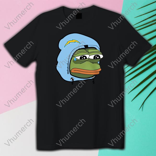 Los Angeles Chargers Sad Pepe T Shirt Los Angeles Chargers