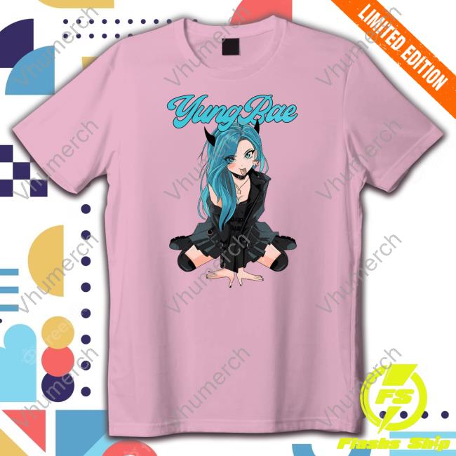 Official Yungbaemerch Yung Bae Goth Anime Girl Long Sleeve Shirt