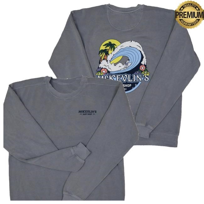 Trending Mckevlin's Merch Store Mckevlin's - Flora Tubular 2 Men's Crew Fleece - Steel Long Sleeve Shirt