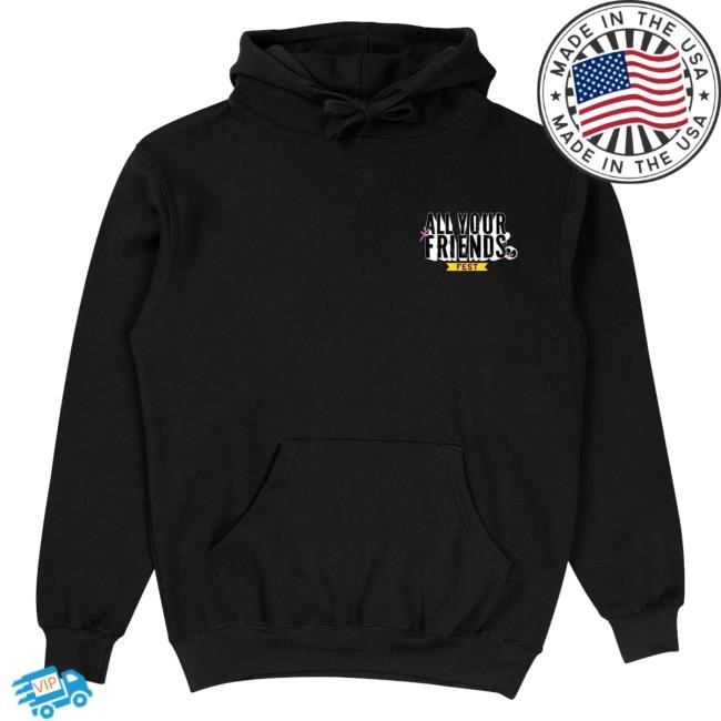 All Your Friends Festival Merch Left Chest All Over Hoodie