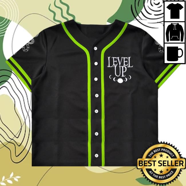 Official Level Up Dub Level Up - Moon Phase Jersey Hot Shirt Lil Level Up