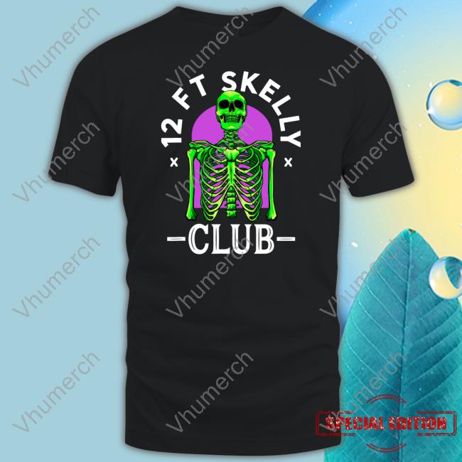 Patrickklepek 12Ft Skelly Club Skeleton Unisex T Shirt