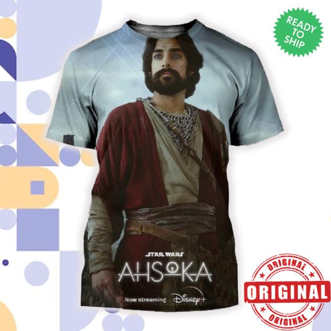Star Wars Ahsoka Ezra Character Poster All Over Print Unisex Sweatshirt