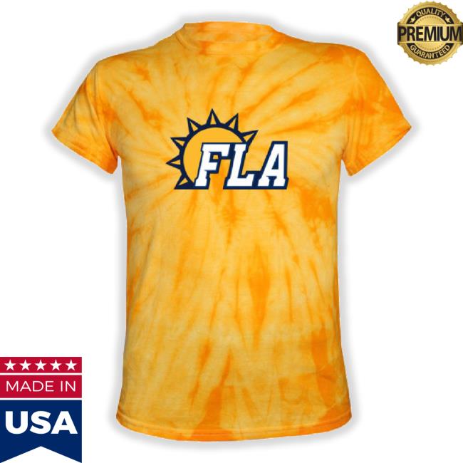 Florida Panthers Retro Fla Shirt Gold Tie-Dye Sweatshirt