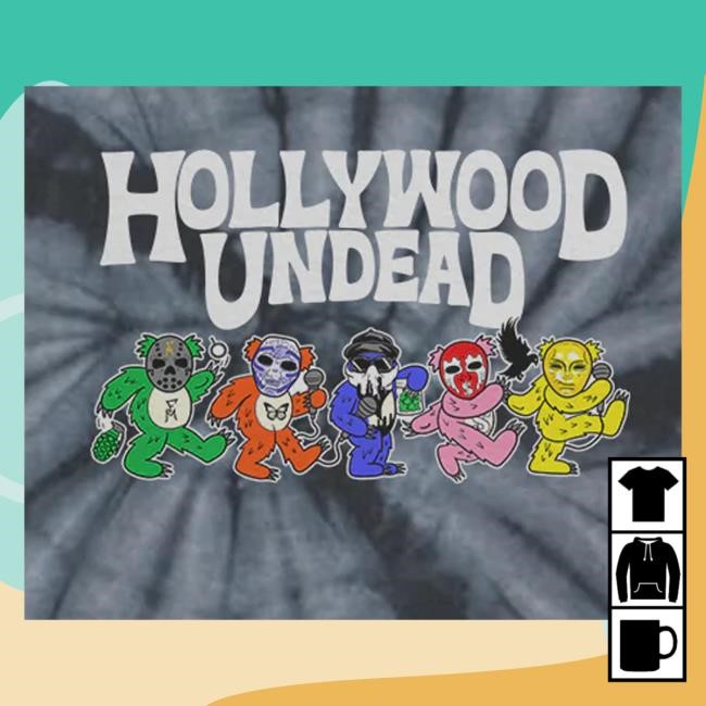 Hollywood Undead Merch Store Shop Undead Head Tie Dye Sweaters