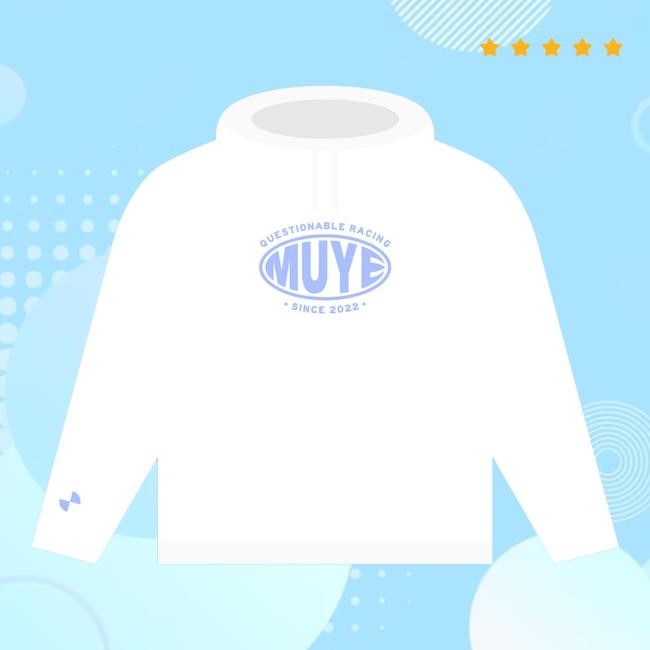 Muye Merch Questionable Racing Zip Up Hoodie