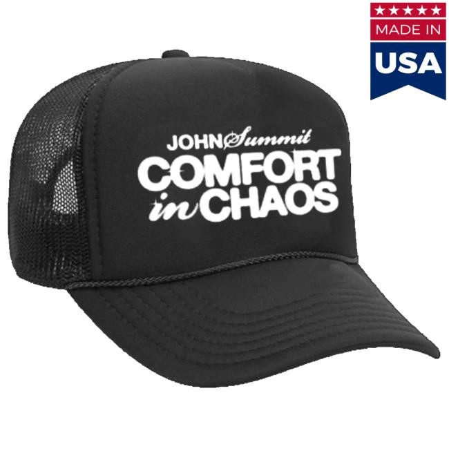John Summit Merch Comfort In Chaos Trucker new twill cap