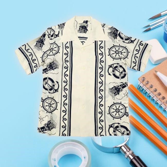 Official Sun Surf - S/S Rayon Hawaiian Shirt - Lovely Hula Hands Funny Shirt