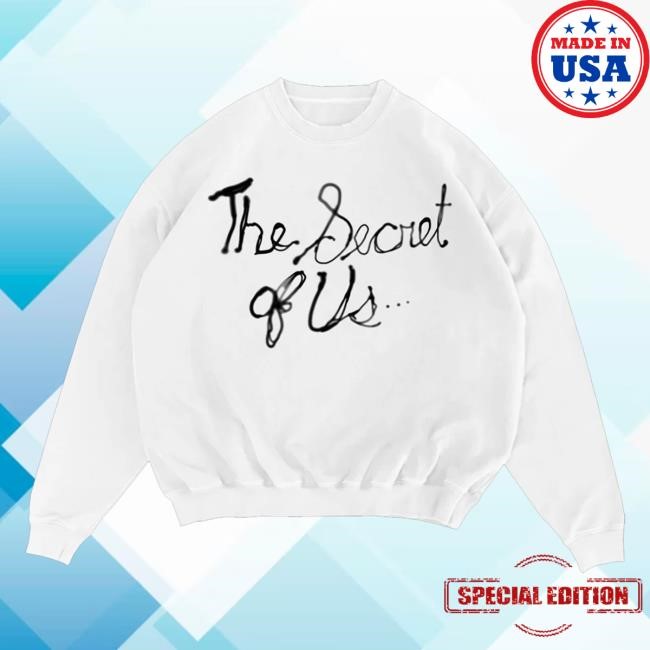 Gracie Abrams Official Store The Secret Of Us Tracklist Crewneck Pullover Shirt