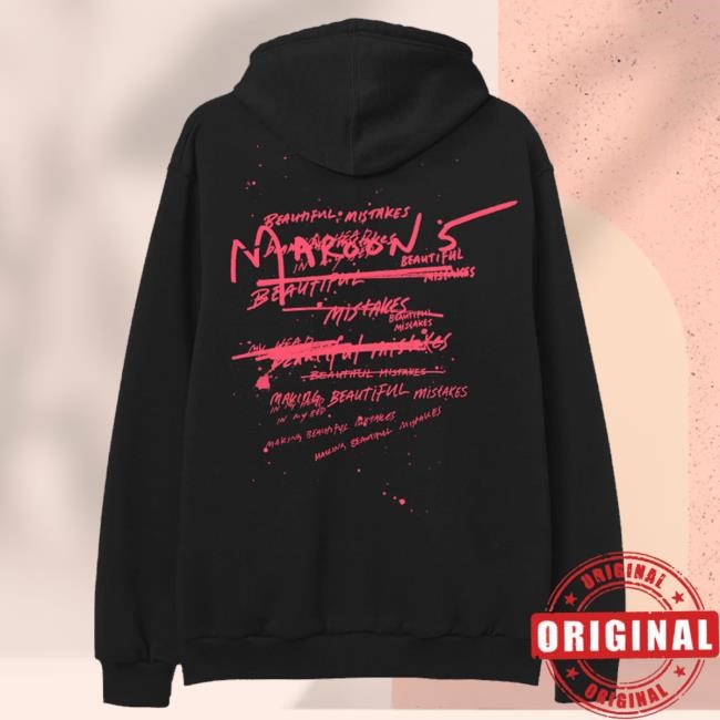Trending Maroon5 Store Beautiful Mistakes Black Sweatshirt
