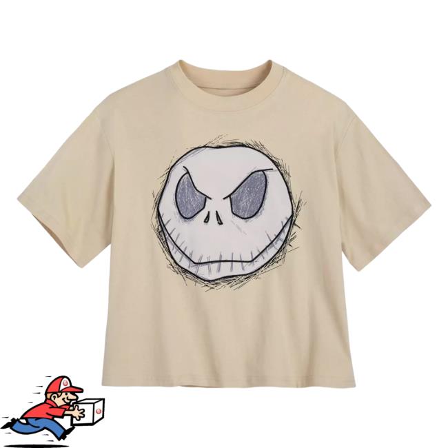 Official Shop Disney Merch Store Jack Skellington Attractive Shirt Cream The Nightmare Before Christmas Shopdisney Appare Clothing