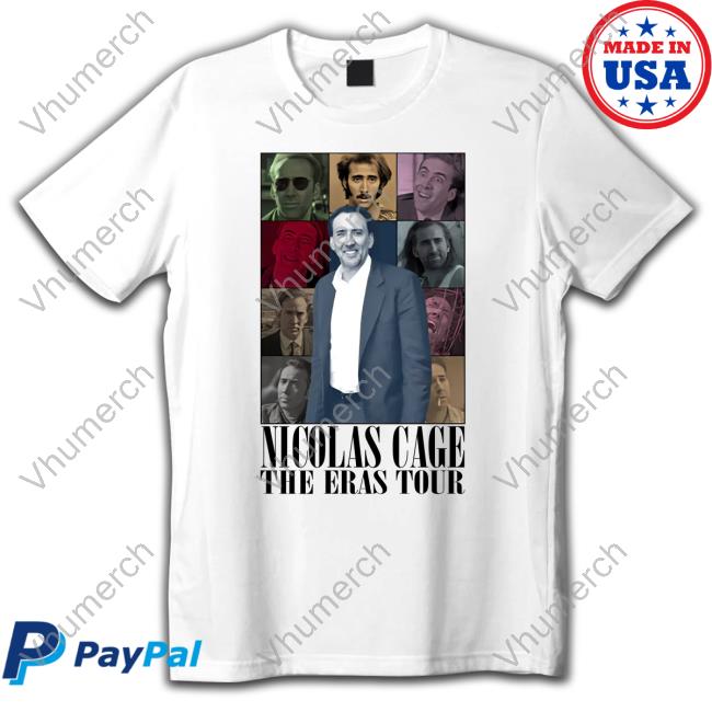 Nicolas Cage The Eras Tour Shirts