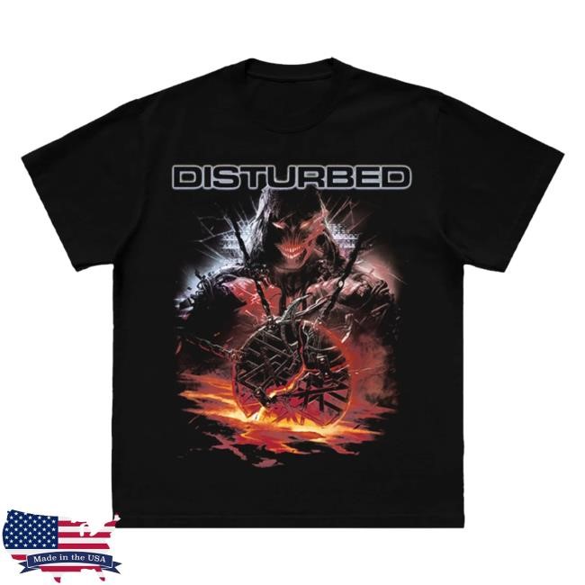 Disturbed Merch Master Of War 2024 Tour Hooded Sweatshirt