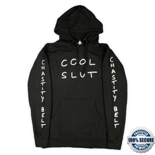 Official Hello Merch Store Chastity Belt Cool Slut Hoodie Hellomerch