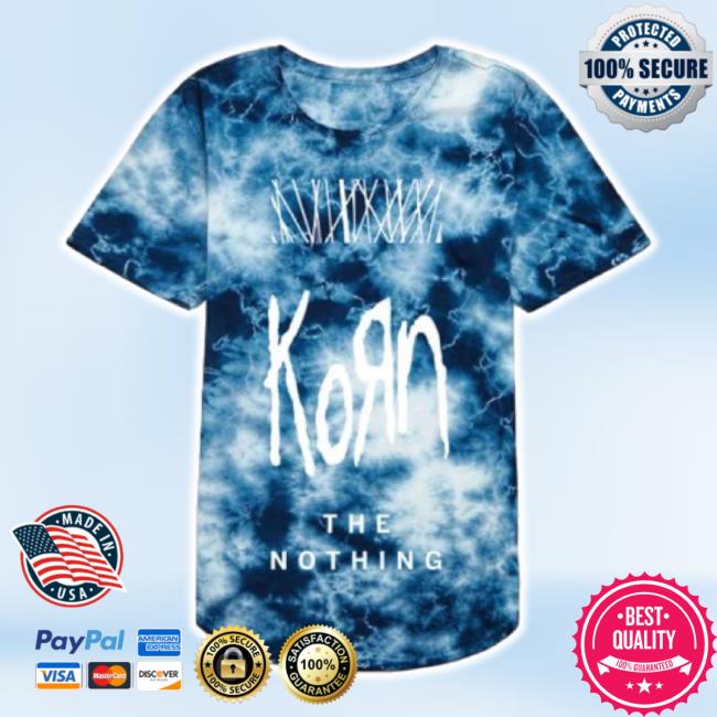 Official Korn The Nothing Blue Tie Dye Sweaters Korn Web Store