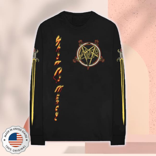 Official Slayer Merch Store Slayer Show No Mercy Tri New Shirt Slayer Shop