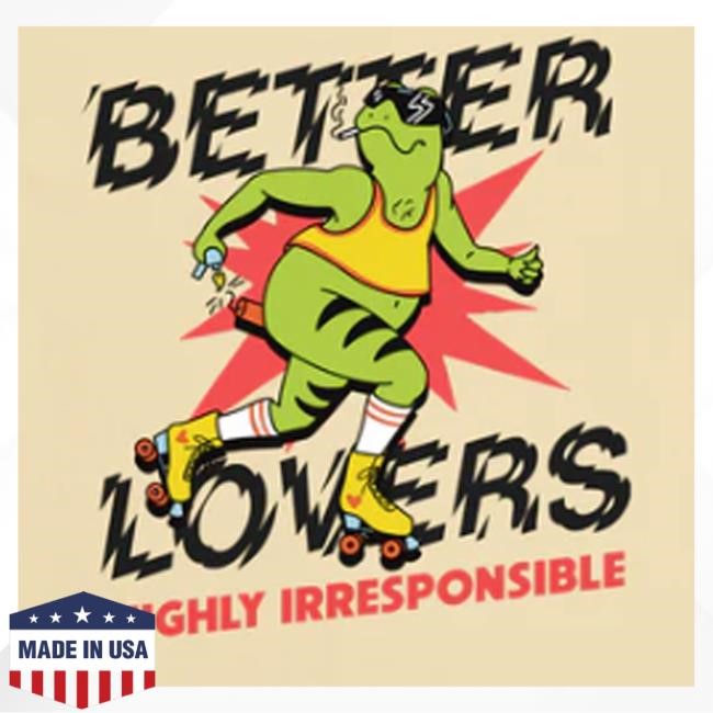 Down Right Merch Shop Better Lovers - Yellow Roller Skating From T-Shirt