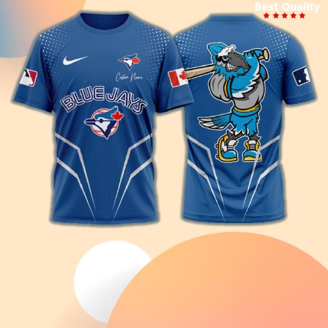 Blue Jays Mascot Player Baseball All Over Print 3D Sweaters