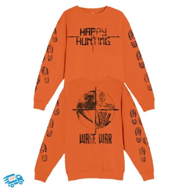 Wage War Official Merch Store Shop Happy Hunting Hoodie Sweatshirt