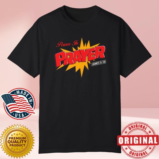 Jesusinthestreet Merch Store Power In Prayer 90'S Cartoon Tee Shirt
