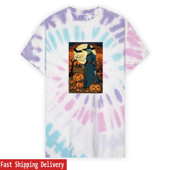Midnight Witch's Dance Tie Dye Long Sleeve T Shirt