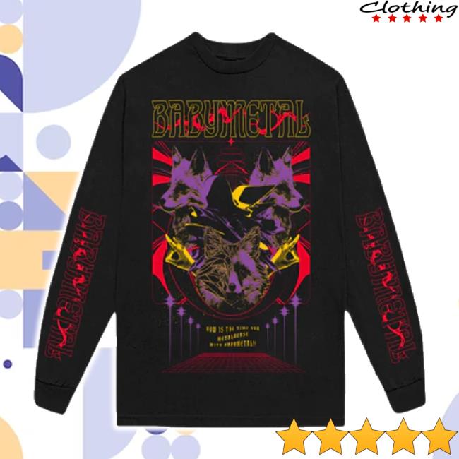 Trending Babymetal Store Uk "Colorful Foxes" Tee Babymetalstoreuk Shop