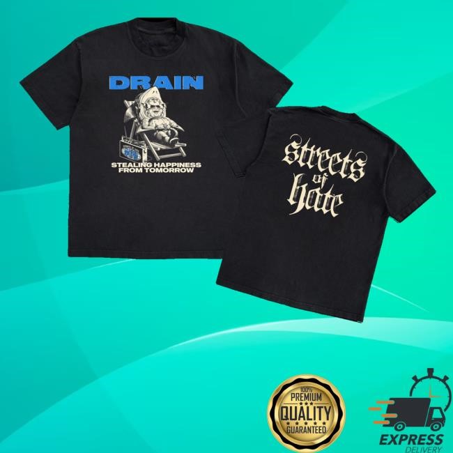 Streetsofhateny Merch Store Shop Drain Stealing Happiness From Tomorrow Unisex Sweatshirt