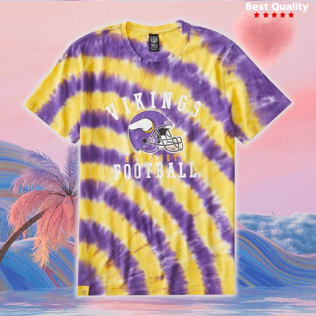 Minnesota Vikings Tie-Dye Graphic New Shirt