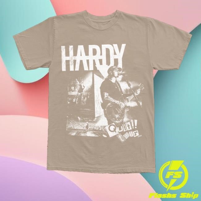 Hardy Quit!! Tan Tour Long Sleeve T Shirt