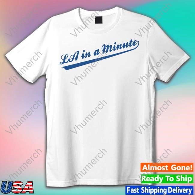L.A. In A Minute Baseball Tank Top