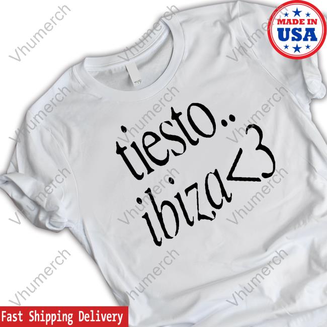 Official Tiesto Ibiza<3 Tee Mira Joyce