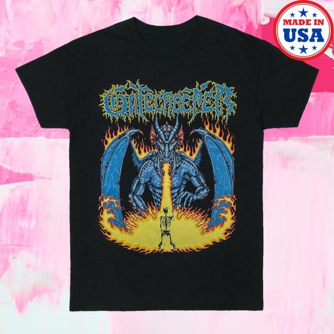 Official Gatecreeper Blue Dragon Tee Shirt