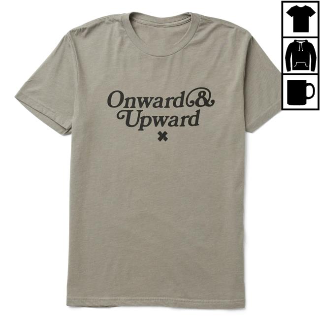 Official Shop XPLR Merch Sam And Colby Store ShopXPLR Onward & Upward Popover Shirt Stone Grey