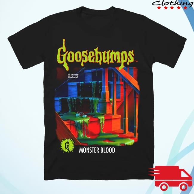 Official Goosebumps Monster Blood New Shirt Cavitycolors Merch Store Goosebumps Monster Blood