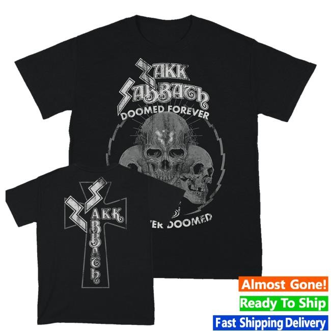 Official Zakk Sabbath Doomed Forever Tee Shirt