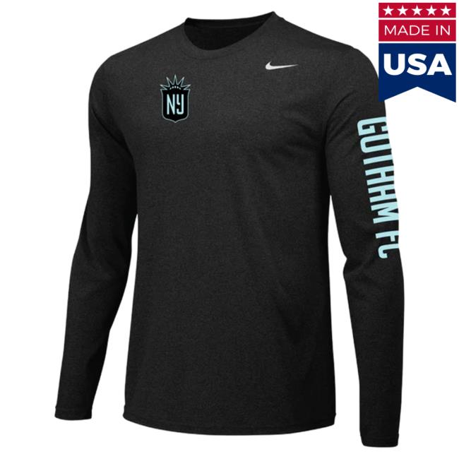 Official Nj/Ny Gotham Fc Store Shop Legend Long Sleeve Shirt 2023 GothamFc